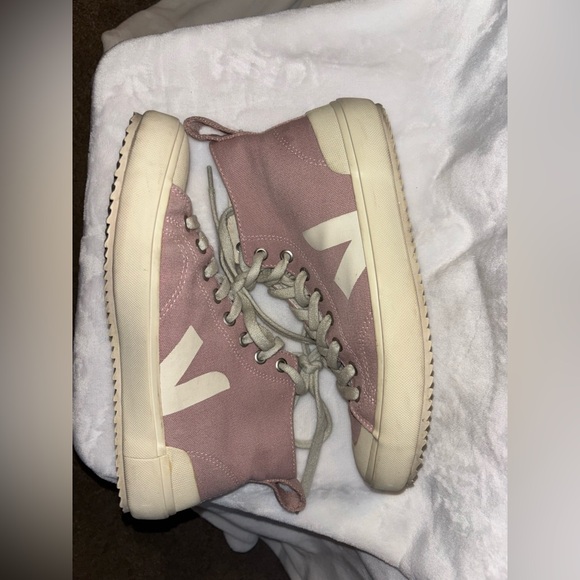 Veja Nova Canvas High Top Sneakers Babe Pierre colorway Retro Streetwear Casual - Picture 6 of 8